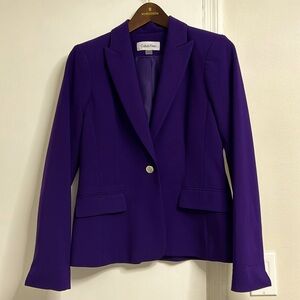 Calvin Klein purple women’s Blazer